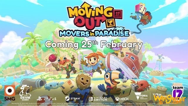 《胡闹搬家》DLC“Movers in Paradise”本月推出