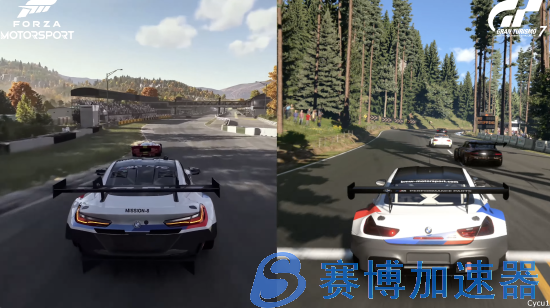 《极限竞速》新作vs《GT7》画面对比 高手间的对决